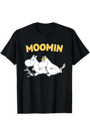 Moomin Running troll And Snorkmaiden T-Shirt