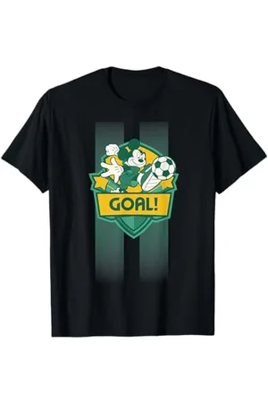 Disney Mickey Mouse Sports Goal Winning Kick Soccer Ball T-Shirt