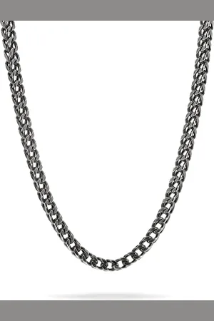Fynch-Hatton Foxtail Necklace, 60, Stainless Steel, No Gemstone