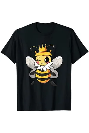 Born Queen Bee Cute Bees Honey Lover Queen Bee Girls Beekeeper T-Shirt