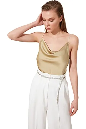 Trendyol Steinaufhnger Satinbluse