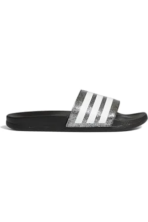 adidas Unisex Kids Adilette Comfort Slides, Black, 10 UK