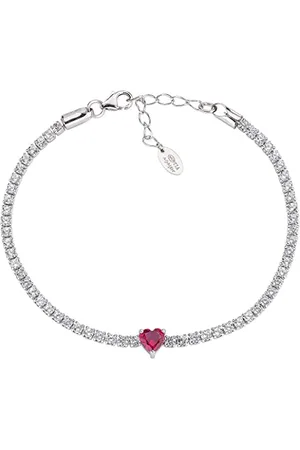 AMEN Pulsera Mujer BT21CUBRBZ16 Plateado, one Size, Non-Precious Metal, No Gemstone