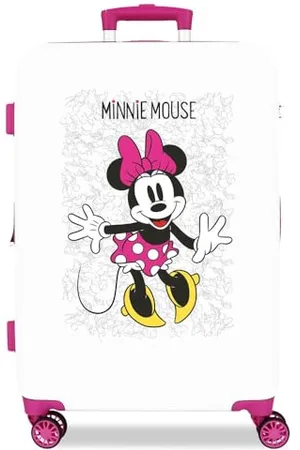 Disney Minnie Enjoy the Day Medium Suitcase 48x68x26 cm Rigid ABS Combination lock 70 Litre 3.7 Kg 4 Double Wheels