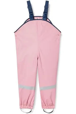 Playshoes Unisex Kids Waterproof Rain Trousers,Pastel pink, 104