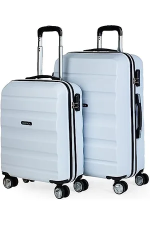 Itaca Set of 2 Rigid Travel suitcases 4 Wheels Trolley 55/67/77 cm abs. Resistant and Lightweight. Luggage. Small Cabin Approved and Medium.