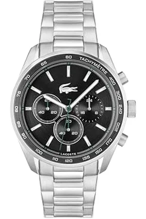 Lacoste Chronograph Quartz Watch BOSTON Collection for Men with Leather or Stainless Steel bracelet in Link or Mesh