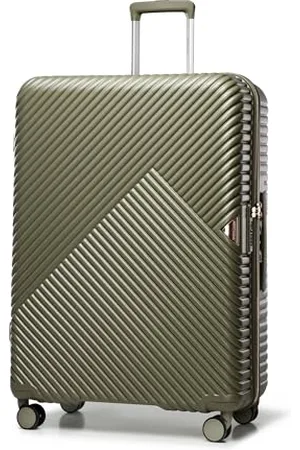 Wittchen Travel Suitcase Carry-On Cabin Luggage Hardshell Made of Polycarbonate with 4 Spinner Wheels Combination Lock Telescopic Handle GL Style Line Size Large Suitcase