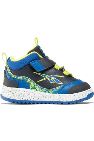 Reebok Unisex Baby WEEBOK Storm X Sneaker, OBS/VECBLU/ACIYEL, 4.5 UK Child