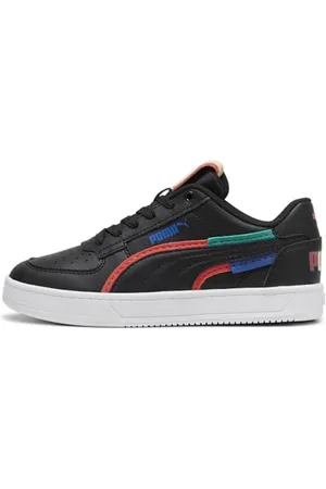 PUMA Caven 2.0 Ready, Set, Better Jr Sneaker, Cobalt Glaze Black-Sparkling Green, 5.5 UK