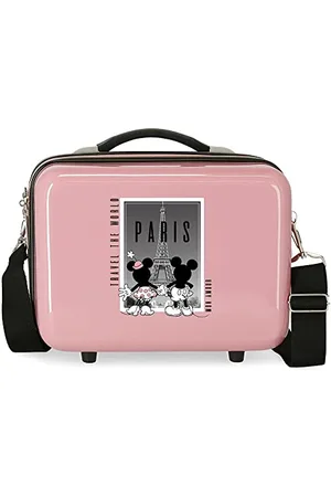 Disney Mickey and Minnie Travel The World Adaptable Toiletry Bag Nude 29 x 21 x 15 cm Rigid ABS 9.14 L 0.8 kg, , One Size, Toiletry Bag