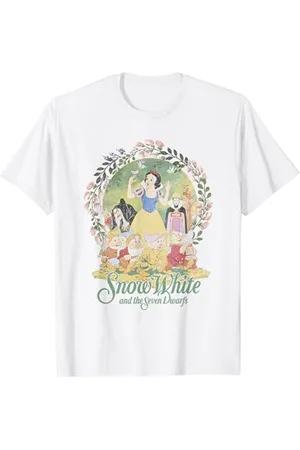 Disney Snow Main Cast Flower Ring T-Shirt