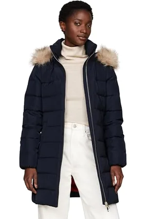Tommy Hilfiger HERITAGE DOWN TYRA COAT WITH FUR WW0WW43234 XXL