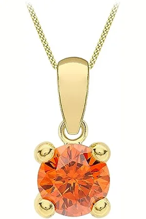 Amazon 9ct Gold January Birthstone Pendant Necklace (previously Amazon Collection)