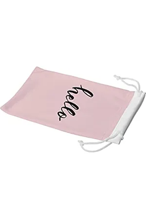 Bonamaison Digitally Printed Glasses Pouch, Sunglasses Pouch, 100% Cotton, Soft & Slim, Protective Glasses Case with Drawstring Closure, 1 Piece, 11x19 cm