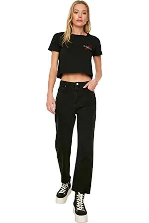 Trendyol FeMan High Waist Straight Leg Regular fit Jeans