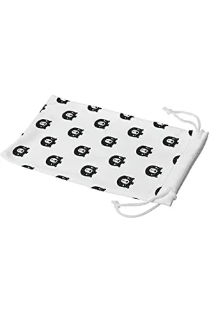 Bonamaison Digitally Printed Glasses Pouch, Sunglasses Pouch, 100% Cotton, Soft & Slim, Protective Glasses Case with Drawstring Closure, 1 Piece, 11x19 cm