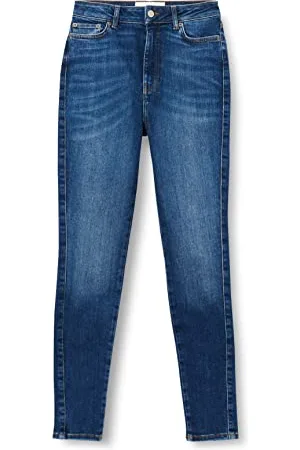 JACK & JONES Womens Denim Jeans Skinny Fit Stretchable Ladies Pants, Blue Colour, W26/32L