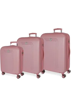 MOVOM Riga Suitcase Set 55/70/80 cm Rigid ABS Closure TSA 217L 10.9 kg 4 Wheels Double Luggage Hand Luggage, , One Size, Suitcase Set