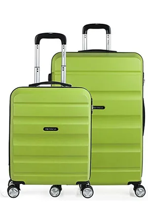 Itaca Hard Shell Suitcase Set of 2 pcs - 4 Double Wheel ABS Luggage Sets 3 Piece with TSA Approved Locks - Resistant and Lightweight Set in Small Cabin Size and Large