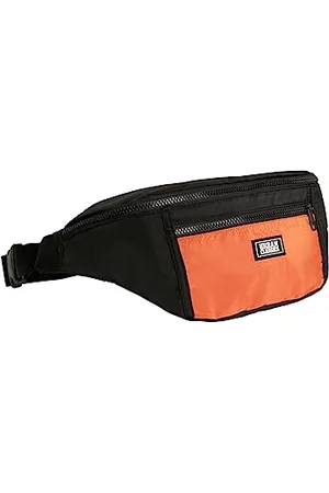 Urban classics Unisex 2-tone Shoulder Bagagerie lifestyle, Multicoloured (Black/Orange), 17x9x45 cm B x H T UK