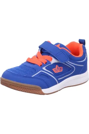 LICO Racine VS Indoor Sneakers, Blau/Orange, 2 UK