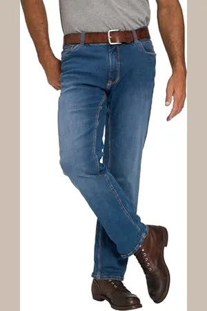 JP 1880 Menswear Big & Tall Plus Size L-8XL Straight Fit Jeans FLEXNAMIC® Blue Stone 64 722849 91-64