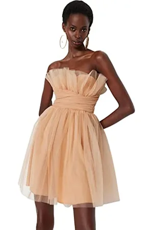 Trendyol Women Skater Fitted Woven Dress, ,38