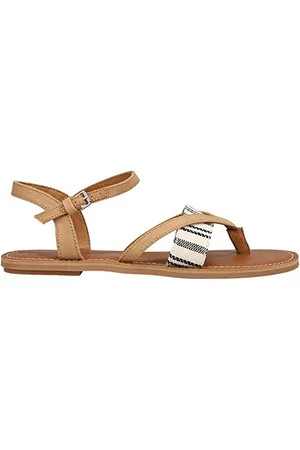 TOMS WOMEN LEXIE Doe Canvas/Global Stripe UK4