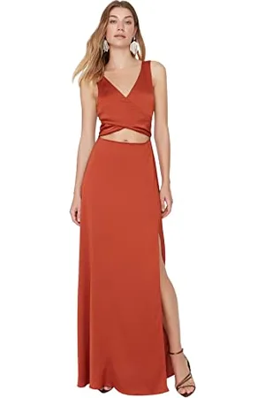 Trendyol Woman Maxi A-line Regular fit Woven Evening Dress