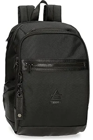joumma bags,s.l. Adept Luke Adaptable Laptop Backpack 12" Black 25 x 36 x 10 cm Polyester and PU, , Laptop Backpack Adaptable