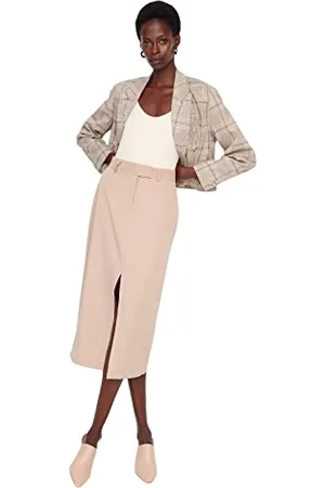 Trendyol Skirt - Beige - Mini