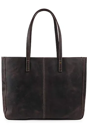 Londo Handmade Genuine Leather Tote Bag for Women - Shoulder Bag Laptop Bag - Large Capacity Vintage Stylish Teacher Work Bag Purse Satchel For Work, Office, College, School - Fits 15 Inch Laptop