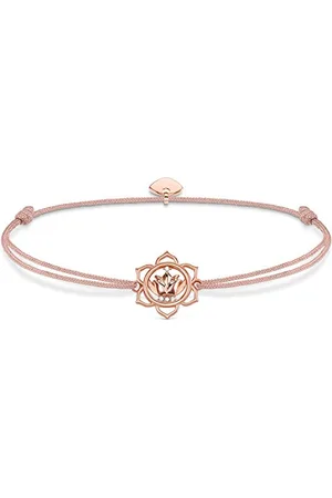 Thomas Sabo Women Bracelet Lotus Flower Little Secret 925 Sterling Silver LS016-898-19-L20v