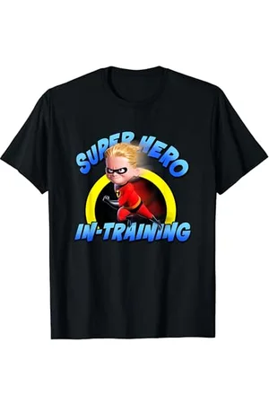 Disney Pixar The Incredibles 2 Super Hero In Training Badge T-Shirt