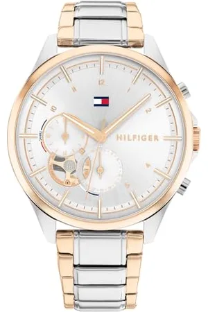 Tommy Hilfiger Analogue Multifunction Quartz Watch for Women with Stainless Steel Bracelet
