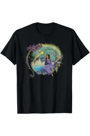 Disney Wish Asha and Star Rosas Castle Watch Us Shine T-Shirt