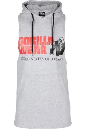 Gorilla Wear Rogers Hooded Tank Top - Gray Melange - L