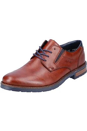 Rieker Mens Tan Leather Lace Up Shoe - Size 9 UK