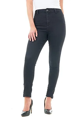 M17 Women Ladies Skinny Fit Jeans Denim Casual Classic Cotton Trousers Pants with Pockets Zip Up (10, ), 5056242785507