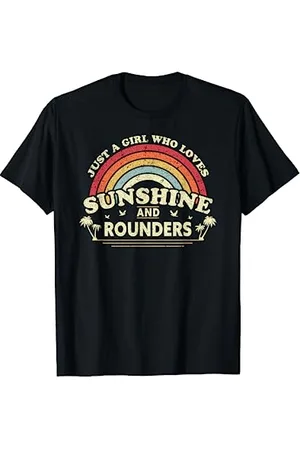 Pack A Punch A Girl Who Loves Sunshine and Rounders Round Runner Shirt T-Shirt