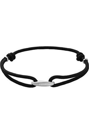 Skagen Bracelet for Men Hulsten, Inner Length: 188 mm black Nylon Bracelet, SKJM0196040
