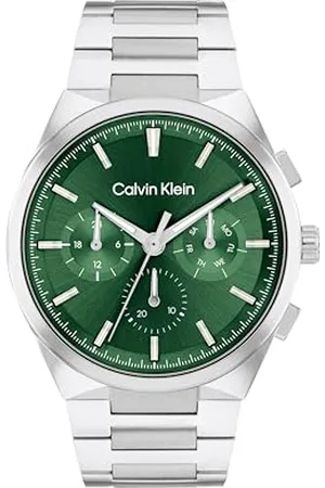 Calvin Klein Analogue Multifunction Quartz Watch for Men DISTINGUISH Collection with Stainless Steel Bracelet - 25200441