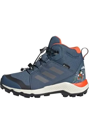 adidas Unisex Terrex Disney MID Gore-TEX Hiking Shoes, Wonder Steel/Grey Three/Orange, 13.5 UK
