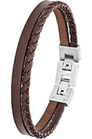 QS by s.Oliver Bracelet stainless steel leather men