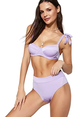 Trendyol Woman High Waist Normal Trotter Bikini Bottom
