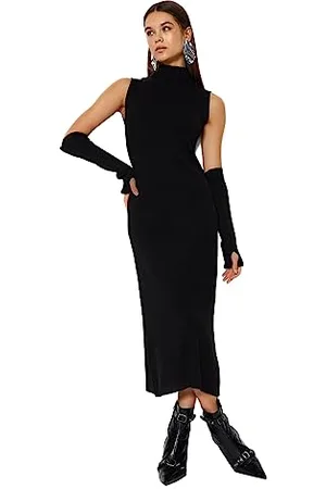 Trendyol FeMan Bodycon Slim fit Knitwear Dress, ,S