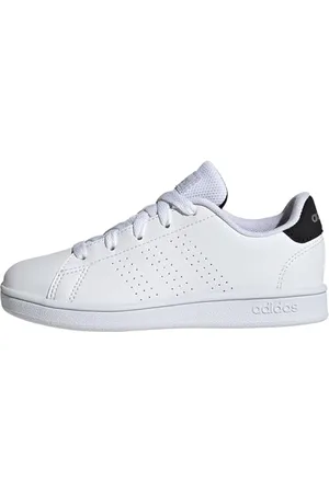 adidas Advantage Lifestyle Court Lace Sneakers, Ftwr White/Core Black/Silver Met., 10