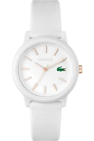 Lacoste Analogue Quartz Watch for Women with White Silicone Bracelet - 2001211