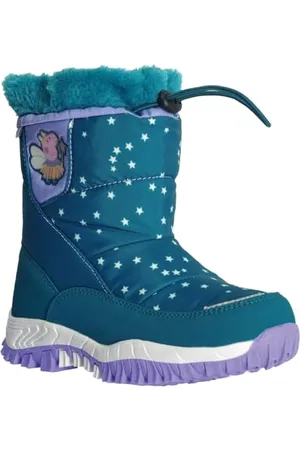 Regatta Peppa Winter Boot Ankle, Gulfstream/Lilac Bloom, 6 UK Child